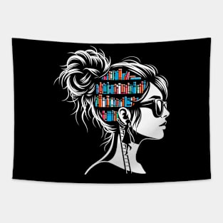 Bookworm Book Nerd Librarian Gifts Bookish Bibliophile Funny Librarian Tapestry