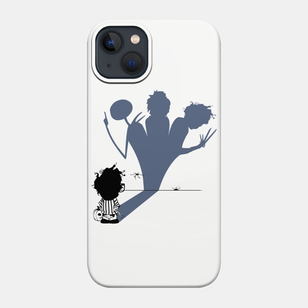 Timmy's Shadow - Tim Burton - Phone Case