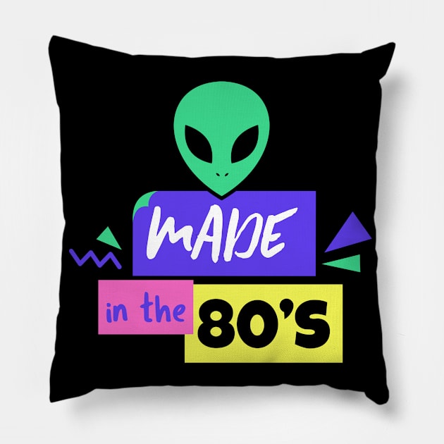 Made in the 80's - 80's Gift Pillow by WizardingWorld