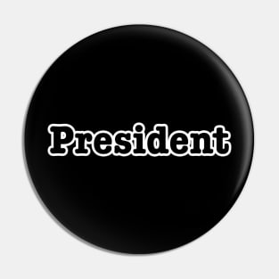 President Pin