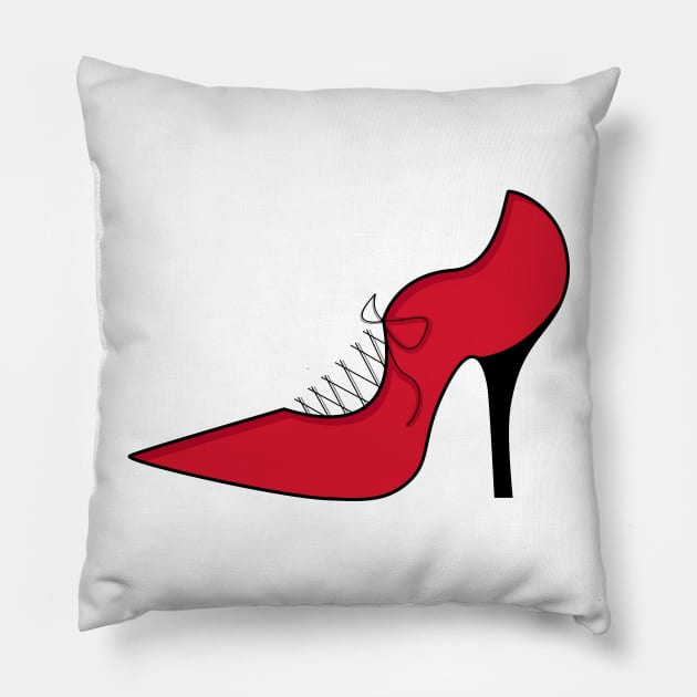 Red Shoe Pillow by _danielita