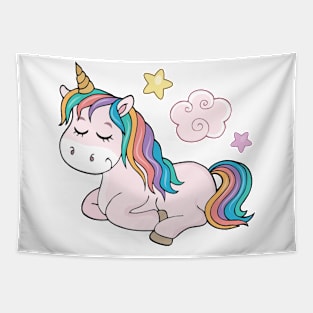 unicorn kids Tapestry