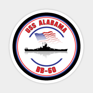 USS Alabama BB-60 Magnet