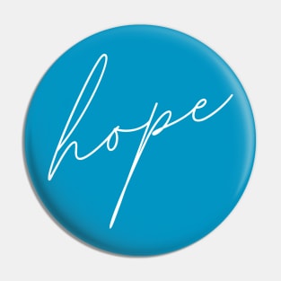 SheHopes HOPE diagonal Design Pin