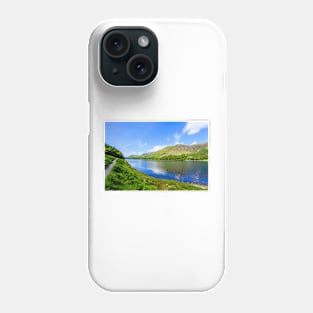 Panoramic view over Buttermere in England's Lake District Phone Case