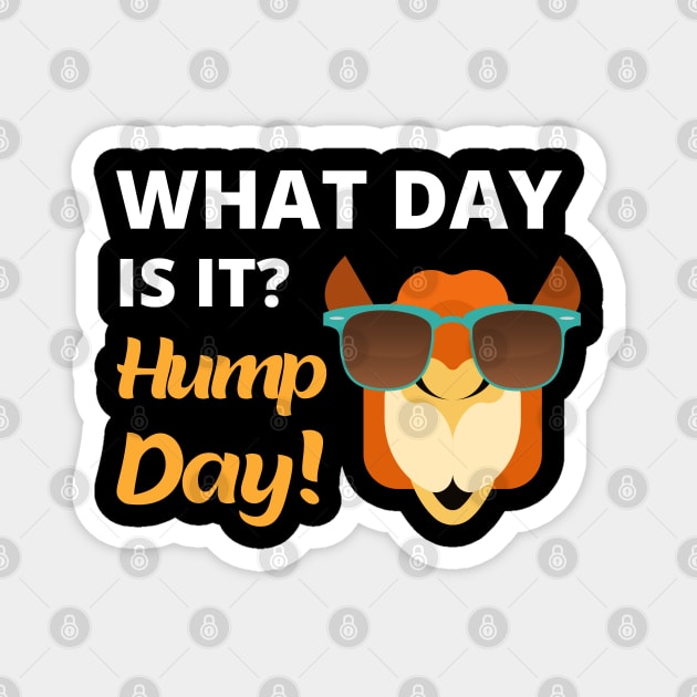 What Day Is It? Hump Day! Magnet by apparel.tolove@gmail.com