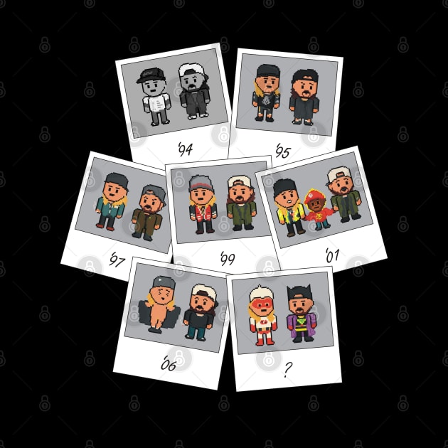 Jay and Silent Bob Snapshot Collage by gkillerb