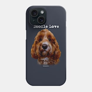 Red Doodle Dog Phone Case