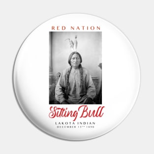Red Nation Sitting Bull Pin