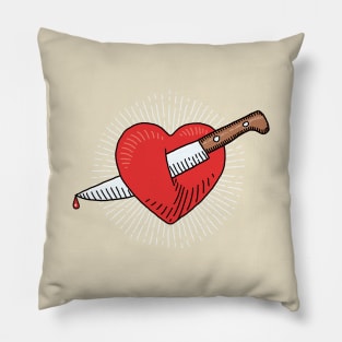 Wounded heart Pillow