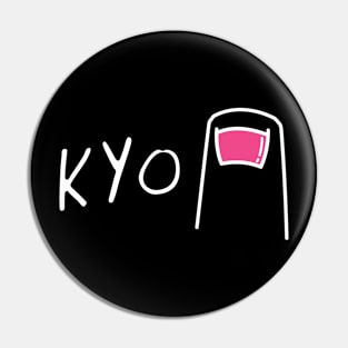 Kyoto Pun - KYO "TOE" - Japanese Humor - Funny Japan Pin