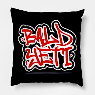 Bald Yeti Logo Pillow