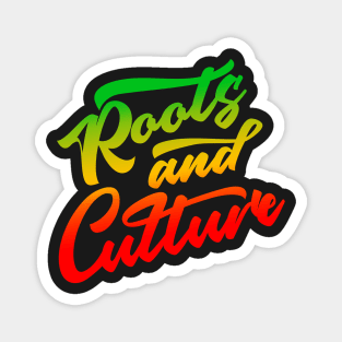 Roots And Culture Rasta Colors Reggae Magnet