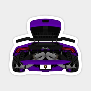 HURACAN PURPLE Magnet