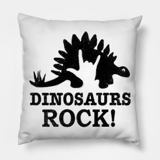 Dinosaurs Rock Pillow