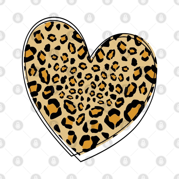 Cheetah Print Heart by JPDesigns