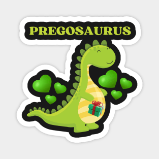 Pregosaurus - Preggosaurus cute pregnancy dinosaur mamasaurus for a mom to be Magnet