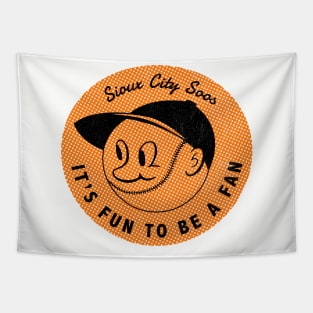 DEFUNCT - Sioux City Soos Baseball Tapestry