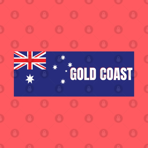 Gold Coast City in Australian Flag by aybe7elf