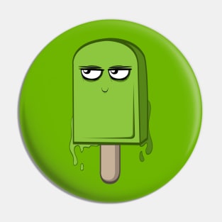 Green Ice Cream Pin