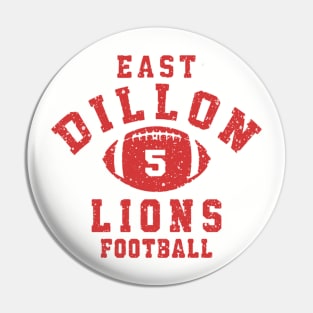 East Dillon Lions Football Jersey Pin