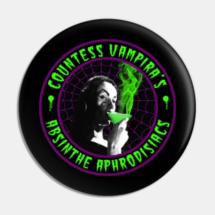 COUNTESS VAMPIRA - ABSINTHE APHRODISIACS Pin