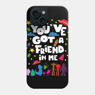 you ve got a friend with me and toys and stars Phone Case