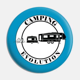 Camping Evolution Pin