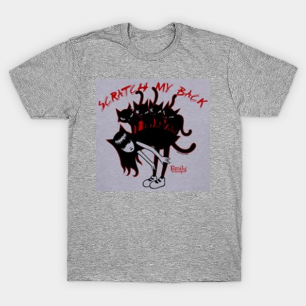 Cat Scratch Emily The Strange T Shirt Teepublic