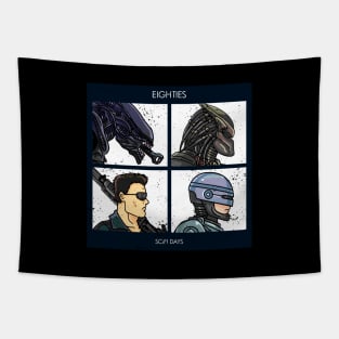 Eighties SciFi Days Tapestry