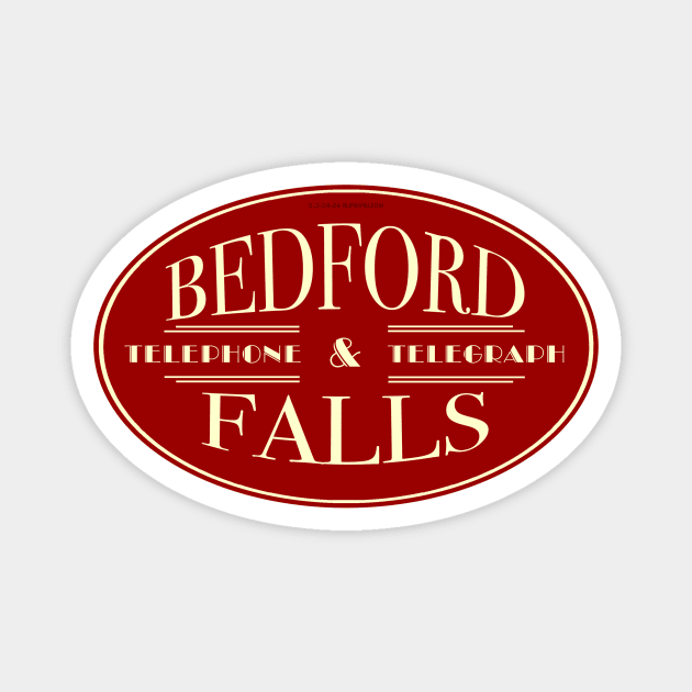 Bedford Falls Telephone Magnet by Vandalay Industries