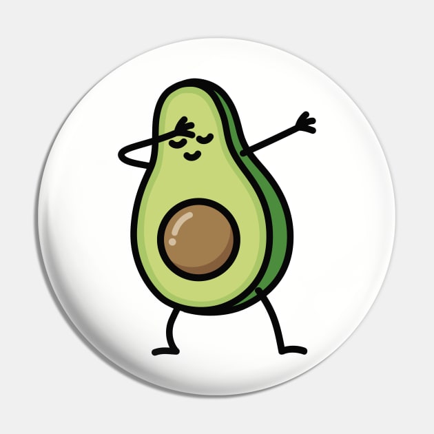 Avocado dab dabbing Pin by LaundryFactory