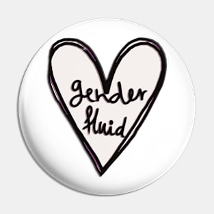 Gender Fluid Heart Pin