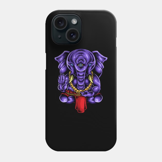 Ganesha Phone Case by SAN ART STUDIO 