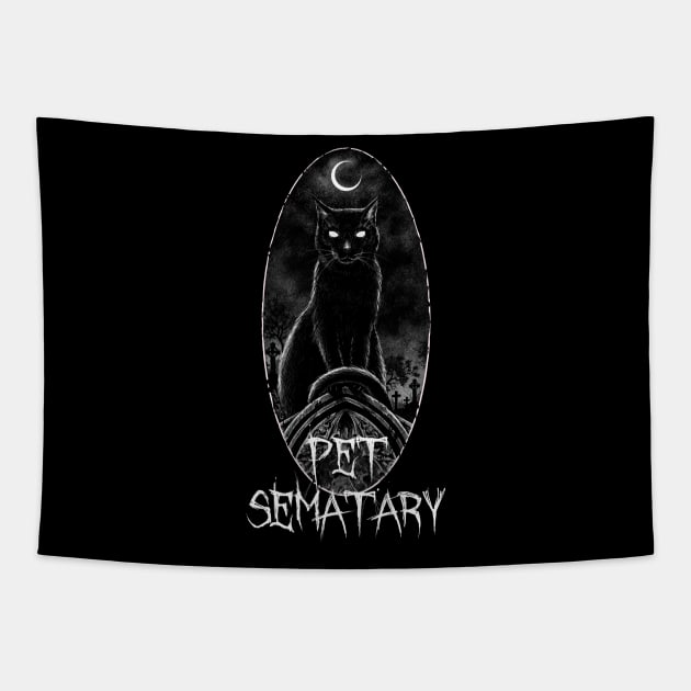 Pet Sematary Tapestry by Derek Castro