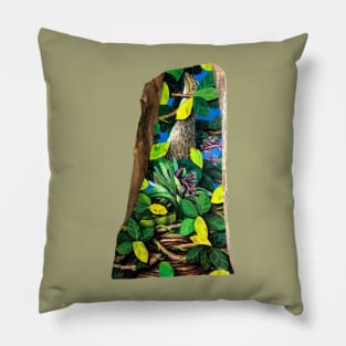 The Tiger Heron Pillow