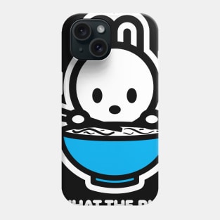 Bunny Rabbit Send Noods Food Noodles Pho Ramen Funny Animal Phone Case