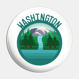 Washington Pride Badge Pin