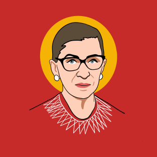 RBG - Ruth Bader Ginsburg Halo Feminism T-Shirt