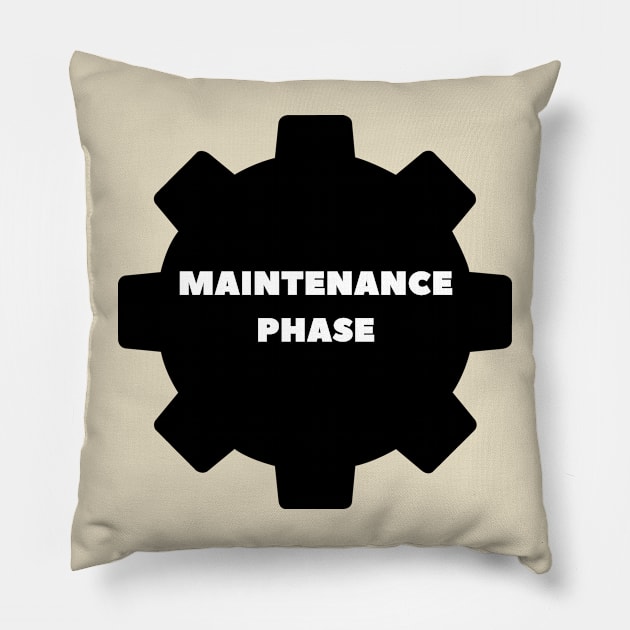 maintenance phase design - mechanic Pillow by DesginsDone