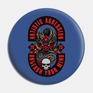 ARTISTIC AGRESSION Pin