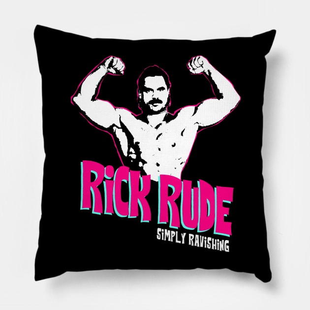 Ravishing Rick Rude Pillow by lockdownmnl09