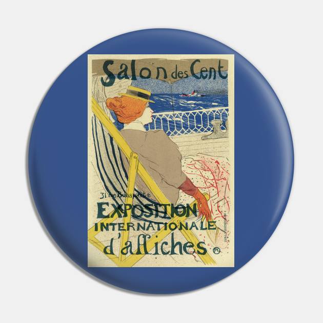 Salon des Cents by Toulouse Lautrec Pin by MasterpieceCafe