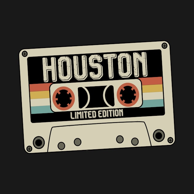 Houston - Limited Edition - Vintage Style by Debbie Art