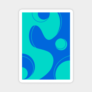 Abstract V8 Magnet