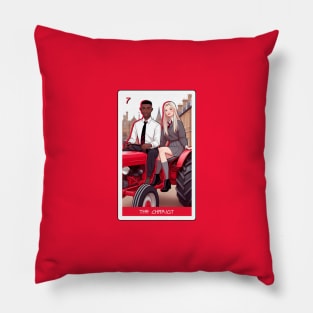 the chariot - house of anubis tarot card Pillow