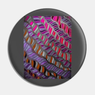 Waves of Purple, Pink & Grey Pin