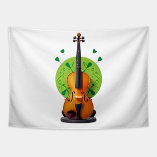 Feel the Music Rhythm of St. Patrick's Day Tapestry