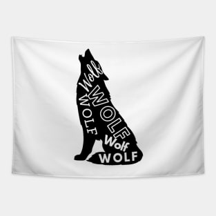 Wolf, Wolf, Howling wolf! Tapestry