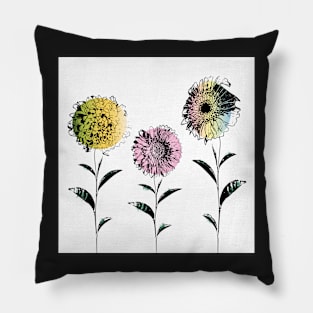 Set of flowers Pillow